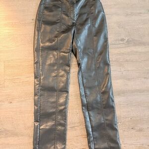 Aritzia Wilfred Faux Leather Pants — Size 0